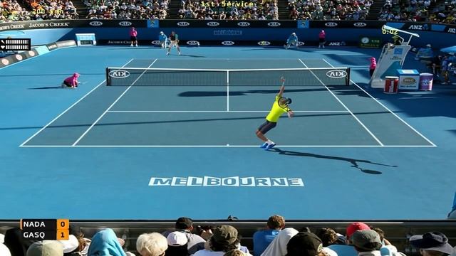 Tennis Elbow 2013 Australian open 2015 - Rafael Nadal vs Richard Gasquet GAMEPLAY смотреть онлайн