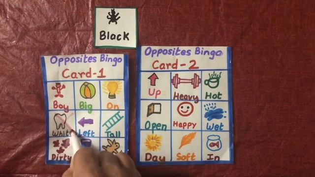 DIY TAMBOLA/BINGO game to teach opposites to young ones смотреть онлайн