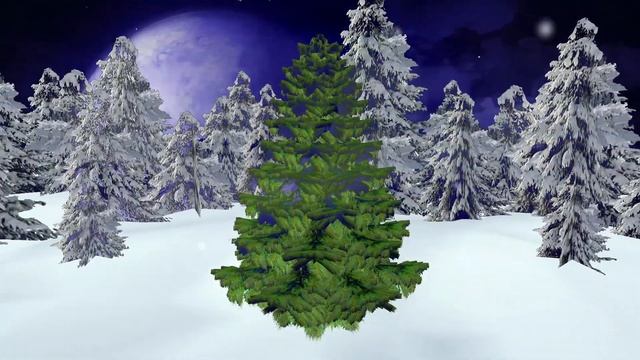 Новогодний футаж: Хоровод Ёлочки 3D. Проект 2. New year. Christmas Tree 3D. смотреть онлайн