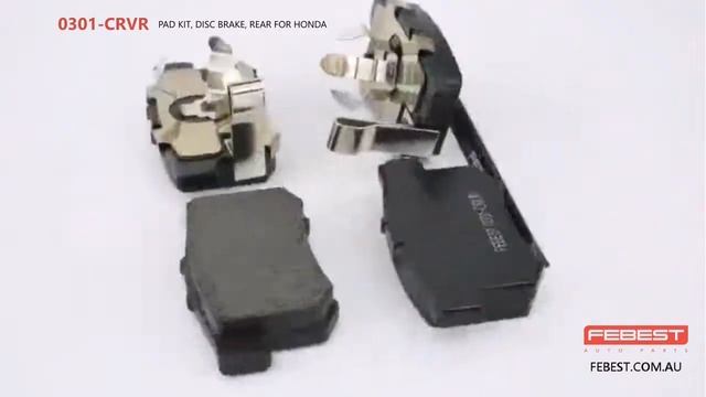 0301-CRVR PAD KIT, DISC BRAKE, REAR FOR HONDA смотреть онлайн