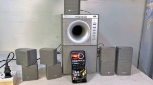 Microlab X4  5.1 Sound test