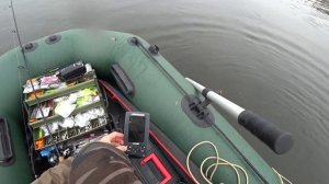 1-я щука на джиг риг. Ловля Хищника на джиг с лодки