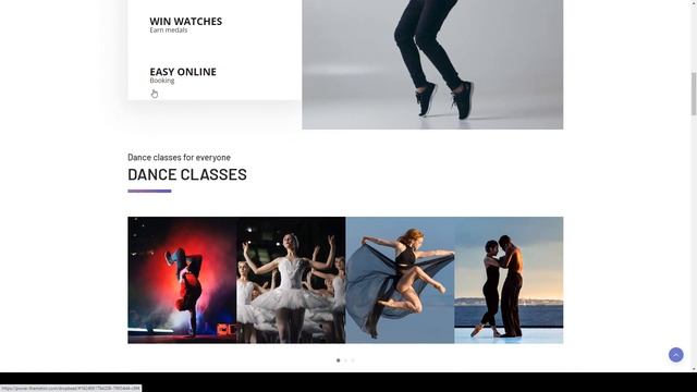 Dropbeat - Creative Dance Studio WordPress Theme Dance Time Table