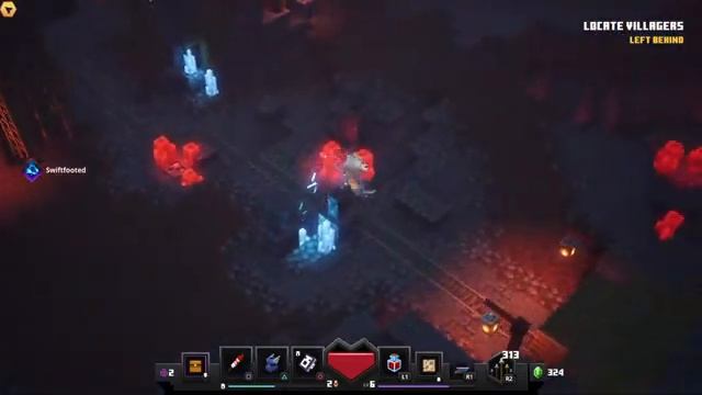 Minecraft dungeons:My first look at the game смотреть онлайн