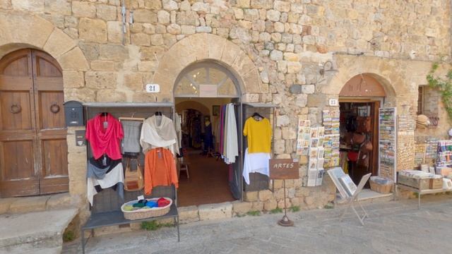 Monteriggioni, Italy Walking Tour - 4K - with Captions смотреть онлайн