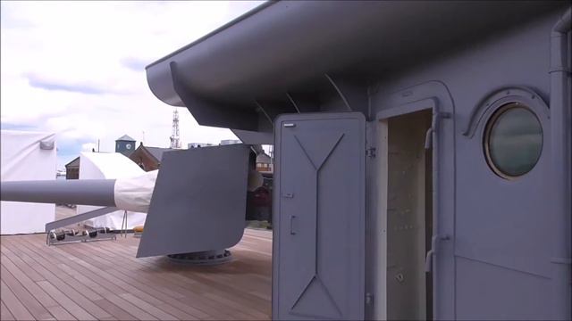 HMS CAROLINE 4 & 6 Inch Guns, Tom's Tour Part 3 смотреть онлайн