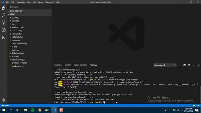 React Native: Create a new project and install the necessary libraries смотреть онлайн