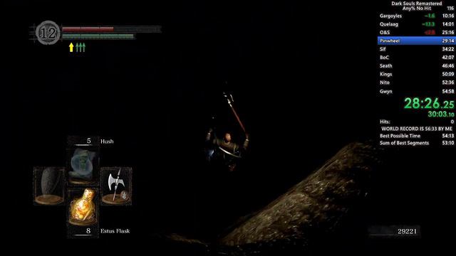 Dark Souls Any% No Hit Speedrun in 54:42 IGT | Former World Record смотреть онлайн