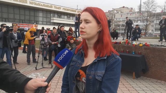 Симферополь скорбит по погибшим в Кемерово смотреть онлайн
