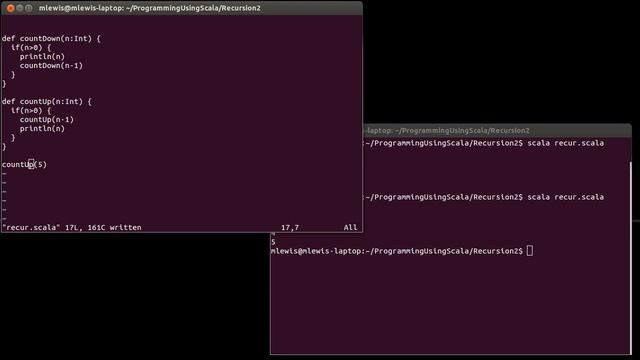 Recursion and the Call Stack (using Scala) смотреть онлайн