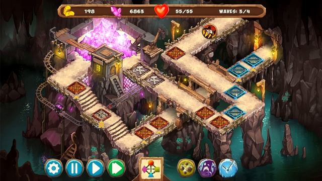Gnumz: Masters of Defense The Iron Mountain Level 1-10 Hard 3 Stars смотреть онлайн