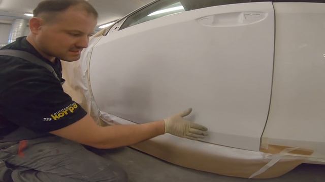 Repair & Painting Car | Sanding Putty And Primer Surfacer | Iwata Pininfarina