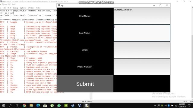 How to make an app(android,IOS,PC) with kivy(Part 3) смотреть онлайн