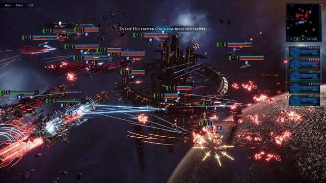 TITANS - 5x Conqueror - Massive Battle | Skalgrim Mod Skirmish | Battlefleet Gothic: Armada 2 смотреть онлайн