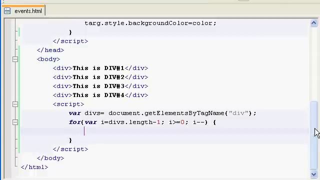Javascript Events tutorial - 2 смотреть онлайн