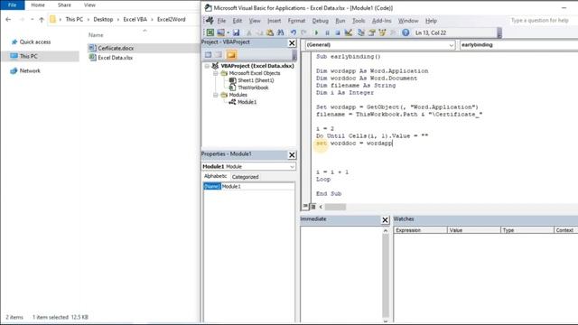 32. Use Excel VBA to Create PDF, Send Email | Interact with Word and PowerPoint | Hindi| 2021 смотреть онлайн