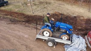 Как загнать минитрактор СКАУТ Т18 на автомобильный прицеп? Что для этого нужно?