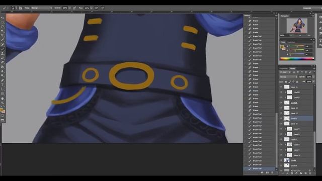 【SAI+Photoshop】Master of ice / Painting process (speed art) смотреть онлайн