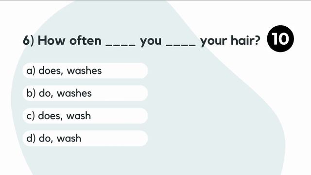 ENGLISH Grammar Quiz | Test Your knowledge of the PRESENT SIMPLE | Can You Score 10/10 On This Quiz смотреть онлайн