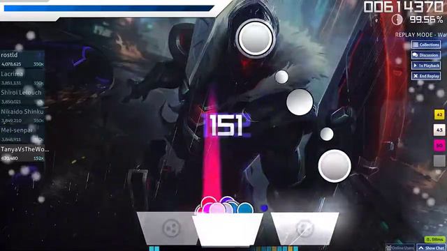 [Osu!] League of Legends - Hanami ON THE RIFT [Catch the Beat] Sorcerer's Rain Difficulty S rank смотреть онлайн