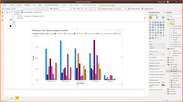 Ajustar el contexto de filtro de una medida | Power Bi смотреть онлайн