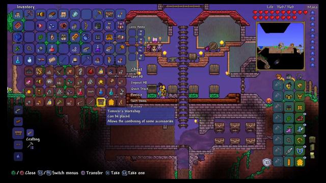 Let's Play Terraria PS4 Series 2 - Ep 04: Building a Storage Area смотреть онлайн