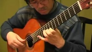 Classical Guitar of Tabei Handel Sarabande