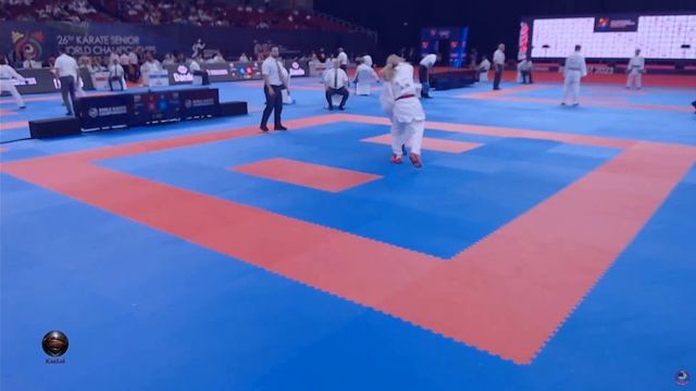 Anna Chernysheva vs Anzhelika Terliuga Elimination Female Kumite -55Kg World Championships Budapes смотреть онлайн
