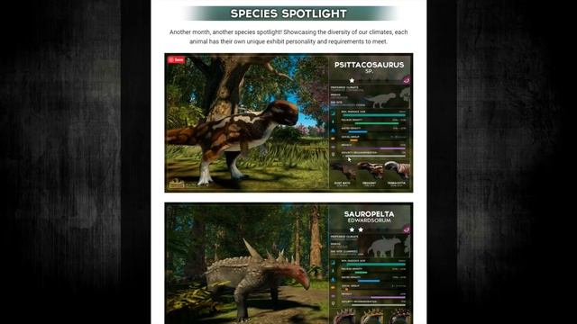 THESCELOSAURUS! 3 NEW DINOSAURS AND A MAMMAL! MAY 2019 DEVLOG FOR PREHISTORIC KINGDOM! смотреть онлайн