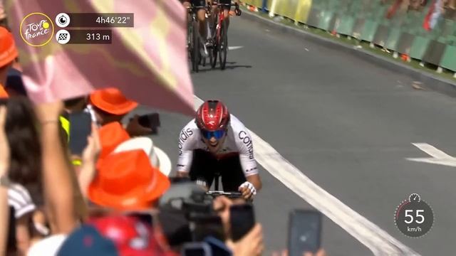 Last Km - Stage 2 - Tour de France 2023 смотреть онлайн