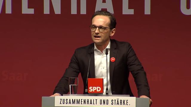 Heiko Maas auf dem Aschermittwochstreffen der SPD Saar 2017 смотреть онлайн