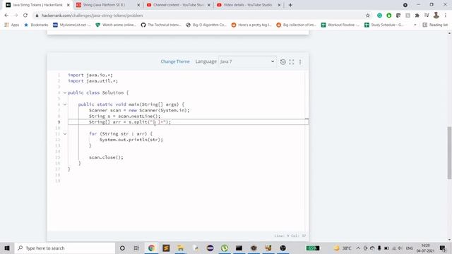 HackerRank | Java | String Tokens | Certification | Gold Badge смотреть онлайн