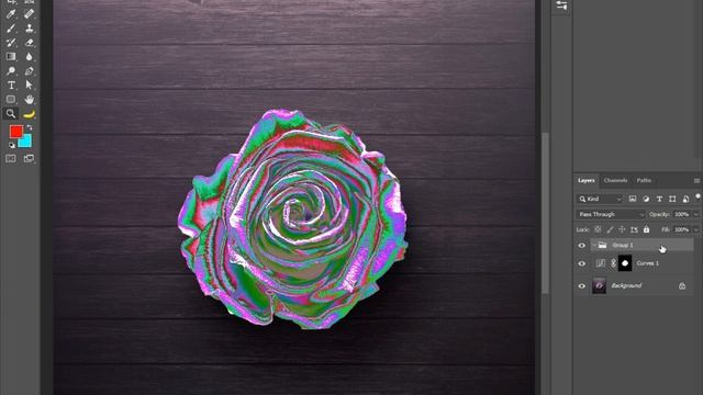 How to make Gold Effect Rose In Photoshop | Photoshop Tutorial смотреть онлайн