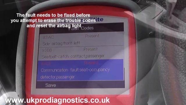 Autel MD702 DS Resetting An Airbag Light SRS смотреть онлайн