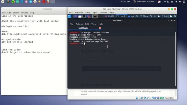Fix "Unable to locate package Leafpad / any other applications in linux?" | Fix 100% | kali linux смотреть онлайн
