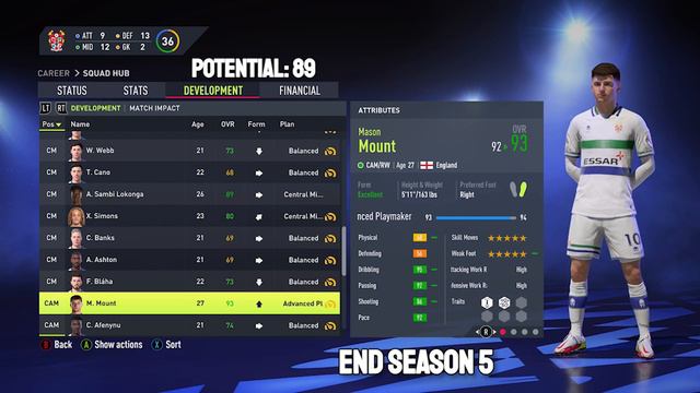 Mason Mount Growth Test! FIFA 22 Career Mode смотреть онлайн