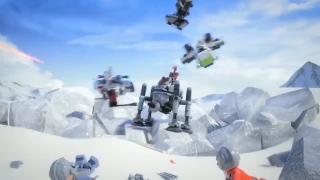 Micro Battle of Hoth - LEGO Star Wars - Mini Movie смотреть онлайн