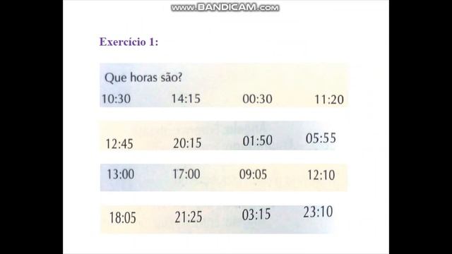 Португальский урок 29: Время и числа на португальском языке - Разговорная практика. Que Horas São?