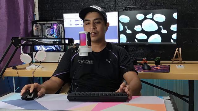 The BEST budget microphone!! Fifine Ampligame A8 - RGB Condenser Microphone смотреть онлайн