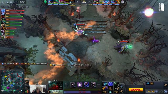Dota2 - Team Falcons vs OG - Game 2 - DreamLeague Season 22 - Group A смотреть онлайн