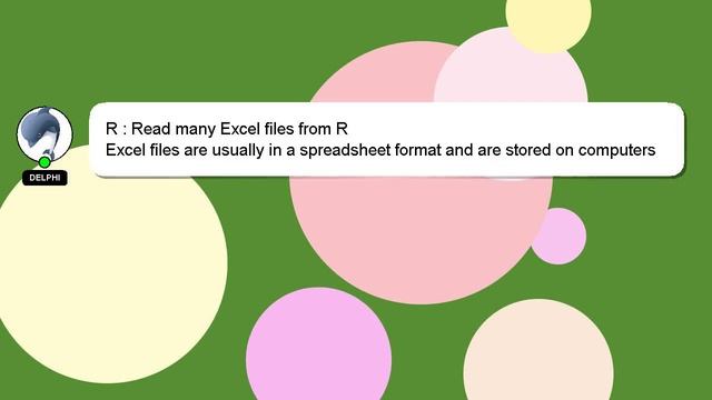 R : Read many Excel files from R смотреть онлайн
