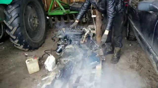 Запускаєм двигун 1.9 tdi пасата б5 98 року без електроніки! Механічний тнвд смотреть онлайн