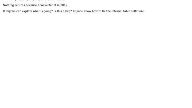 SQL Server 2016 Collation and Internal table Glitch? смотреть онлайн