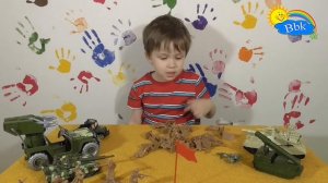 Домашние сражения игрушек ↑ Военные солдатики красной армии, новый набор ↑ Обзор игрушек