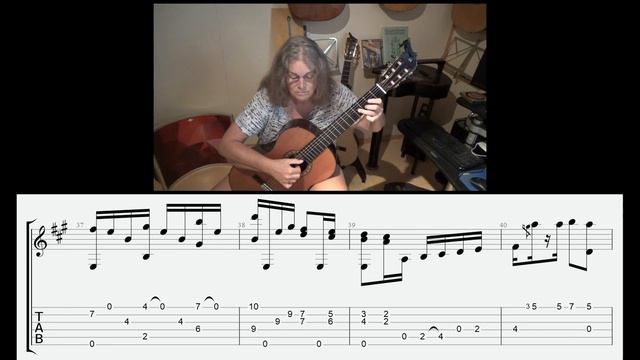 Milonga del Barbijo - Cacho Tirao, with tabs and slices смотреть онлайн