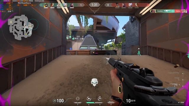 RYZEN 1600 AF OC @3800 MHZ + RTX 3070 VALORANT FPS TEST смотреть онлайн