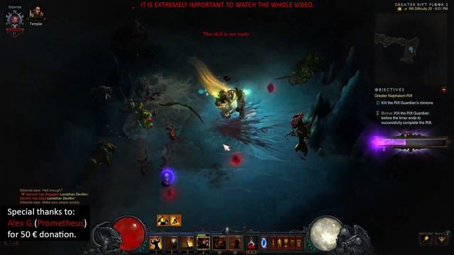 Akkhan GR20 starter / Belial T4 Build - Season 10 Crusader - Diablo 3 RoS 2.5 - Gaming with Baromir смотреть онлайн