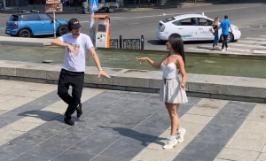 Туфли Муфли Лезгинка 2023 Девушки Танцуют Классно На Улице Руставели ALISHKA Lezginka Dance Tufli