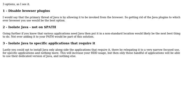 Unix & Linux: How do I disable and re-enable Java whenever I want? (3 Solutions!!) смотреть онлайн