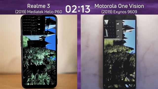 Realme 3 vs Moto One Vision смотреть онлайн